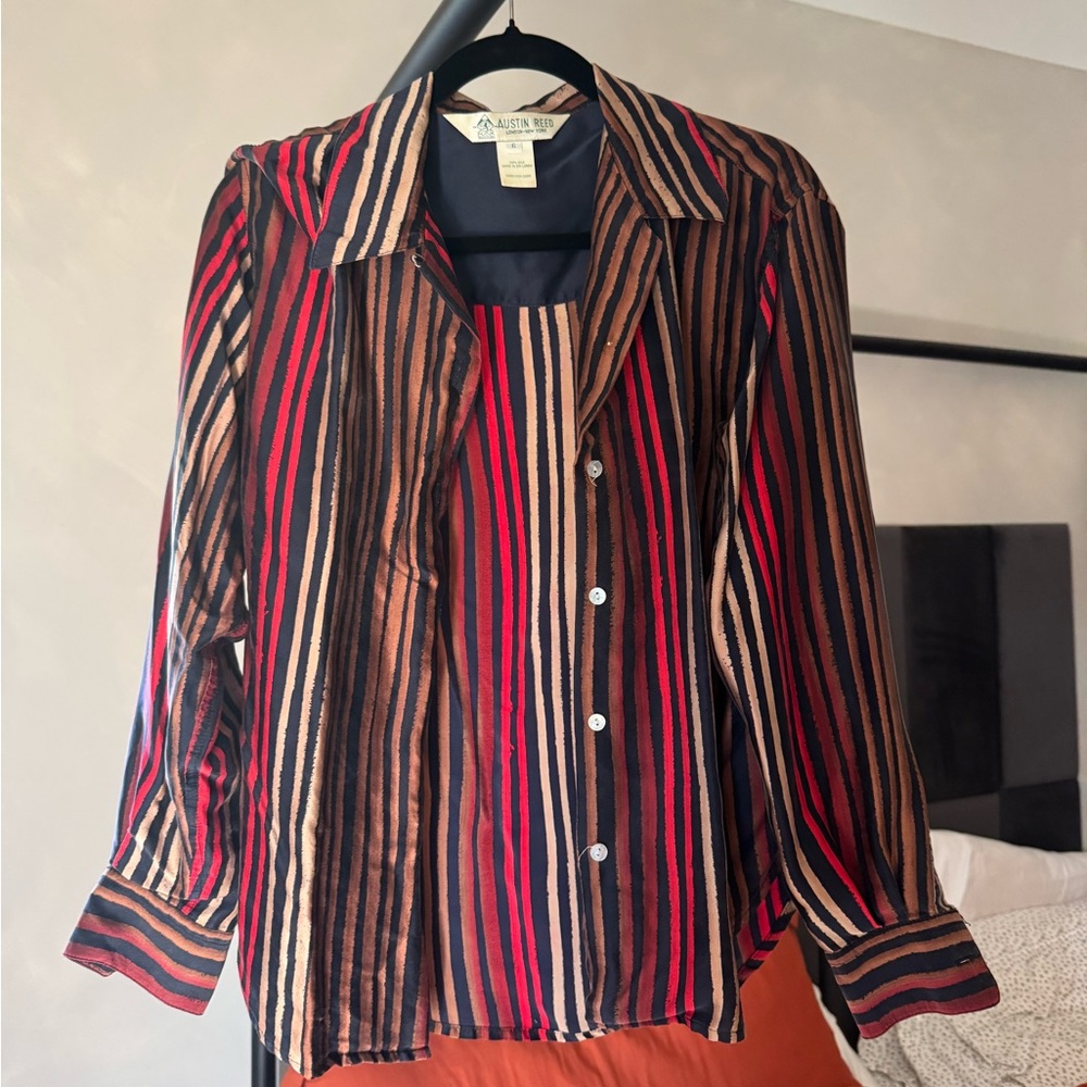 Austin Reed 100% Silk Blouse Size 6